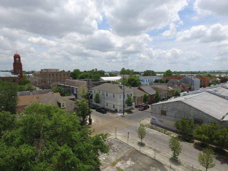 View of the Bywater neighborhood