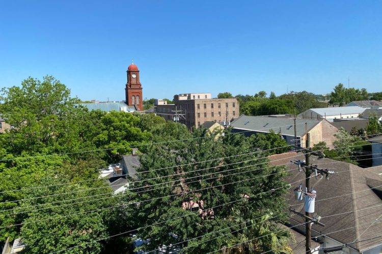 View of the Bywater neighborhood